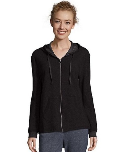 hanes french terry zip hoodie O46931