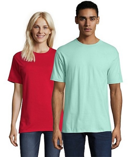 hanes beefy-t adult short-sleeve t-shirt (5180) men Hanes