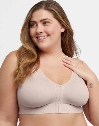 just my size pure comfort front-close seamless bra women Hanes