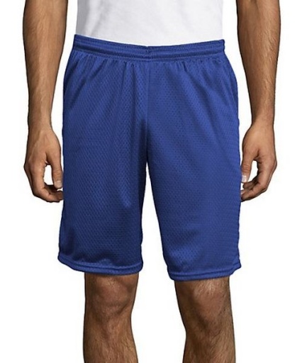 hanes sport men's mesh athletic shorts with pockets 9 inches men Hanes