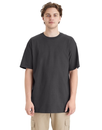 5180/518t-hanes beefy-t men's heavyweight cotton t-shirt (big & tall sizes) men Hanes