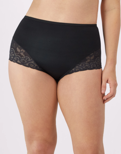 bali firm control brief with lace 2 pack women Bali