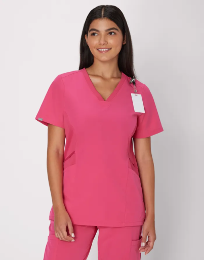 hanes comfort fit scrubs women's scrub top women hanes