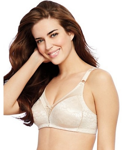 bali double support lace wireless bra women Bali