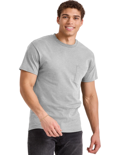 men's essentials short sleeve pocket tee men Hanes