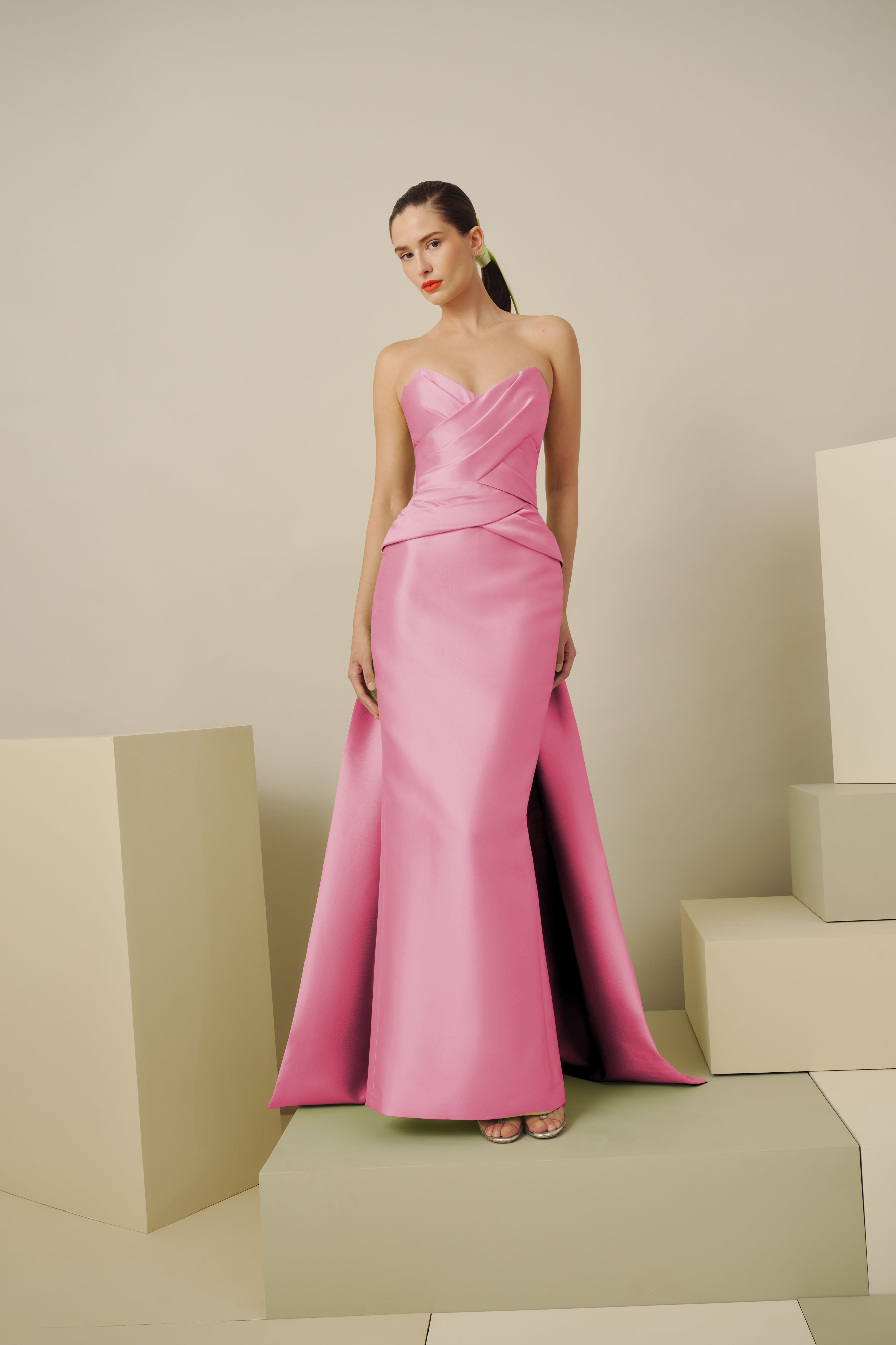 Audrey + Brooks 7216 - Raspberry