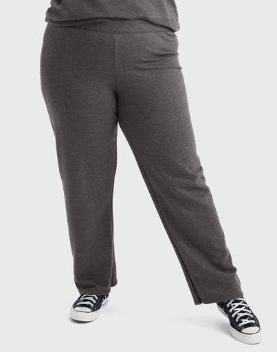 hanes just my size ecosmart women's fleece sweatpants open leg 30.5 inches (plus size) women Just My Size