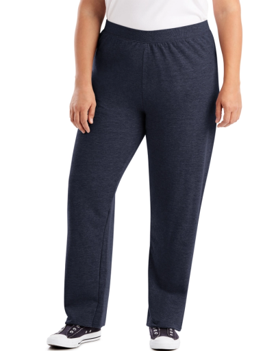 hanes just my size ecosmart women's fleece sweatpants open leg 28.5 inches (petite plus size) women Just My Size