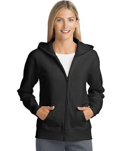 hanes ecosmart women's full-zip hoodie, fleece women Hanes
