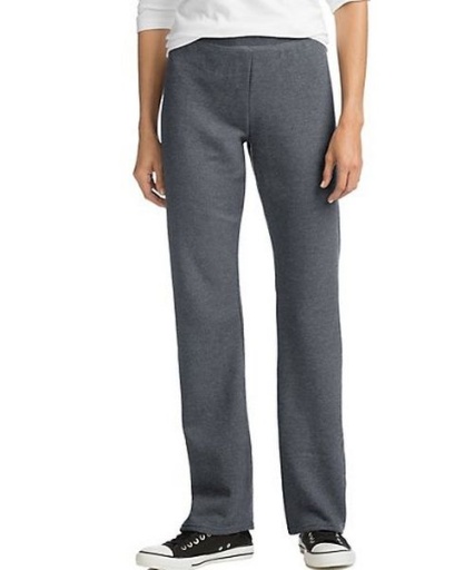 hanes comfortsoft ecosmart women's petite open leg sweatpants women Hanes