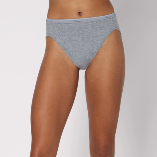 hanes cool comfort women's cotton hi-cut underwear, 6-pack women Hanes