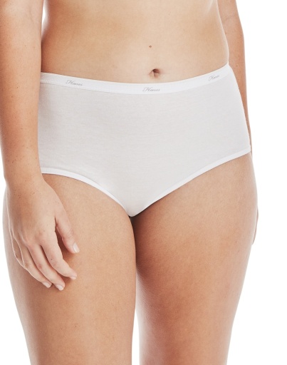 hanes women's cotton white brief 10-pack women Hanes