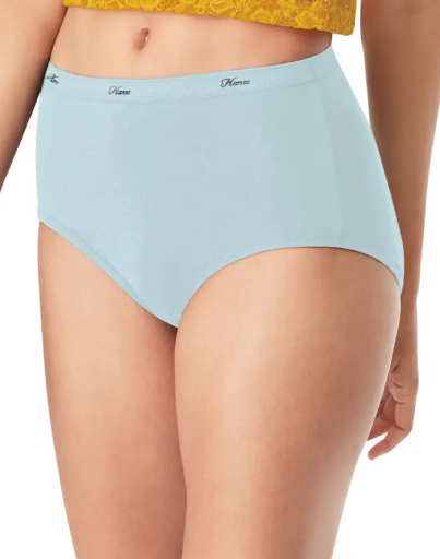 Hanes Womens Cool Comfort Microfiber Brief Underwear, 10-Pack, 10  Pack-Assorted 1, 8 