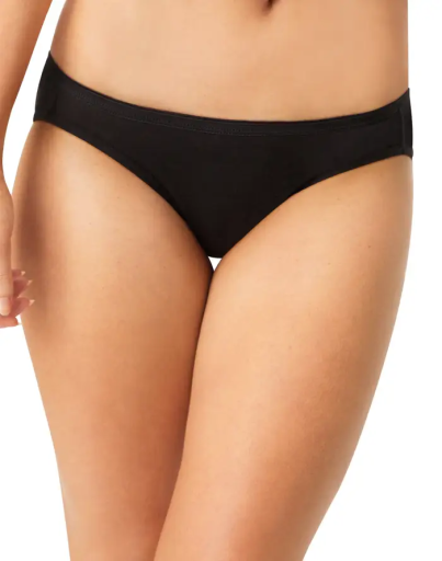 hanes women's cotton bikini underwear, cool comfort, 6-pack women Hanes