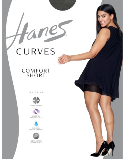 hanes curves women's smoothing comfort short women Hanes