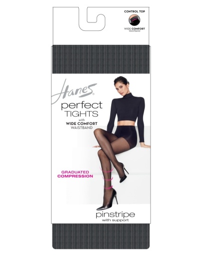 hanes perfect tights with compression pinstripe and control top women Hanes