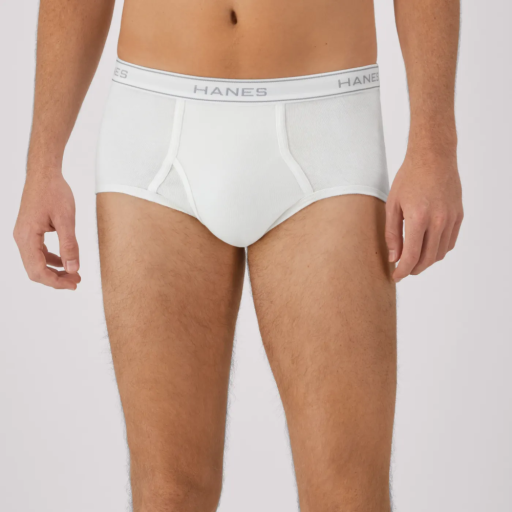 hanes men's white brief underwear 6-pack men Hanes