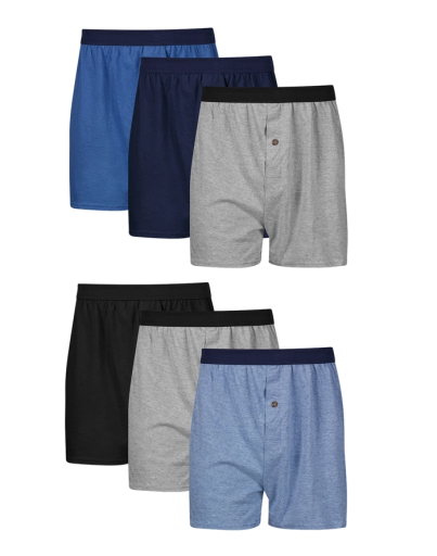 hanes men's comfortsoft knit boxers 6-pack men Hanes