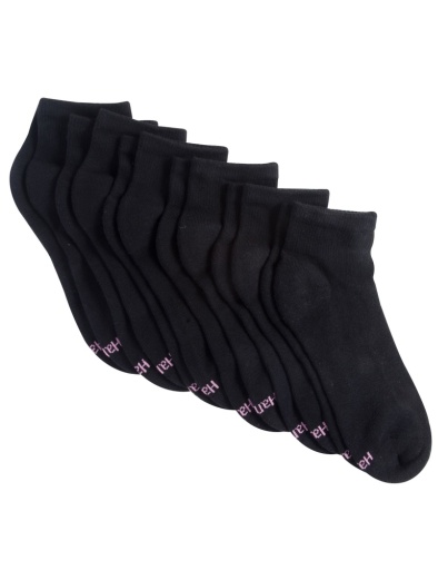 hanes sport women's plus cool comfort ankle socks 6-pack women hanes