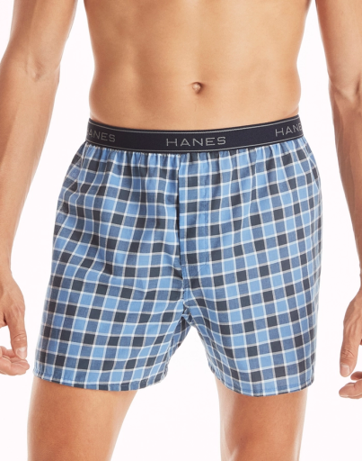 hanes men's cool comfort woven boxers 6-pack men Hanes