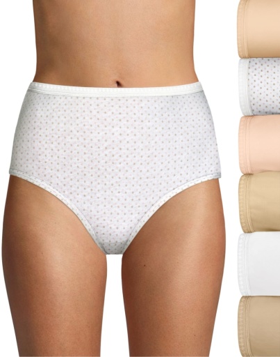 hanes ultimate cotton brief 6-pack women Hanes