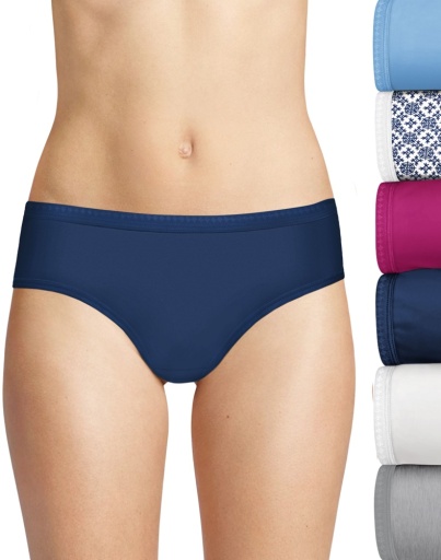 hanes ultimate women's hipster underwear, 6-pack women Hanes