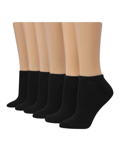 Hanes Sport™ Women's Cool Comfort™ No Show Socks Extended Size 6-Pack women Hanes