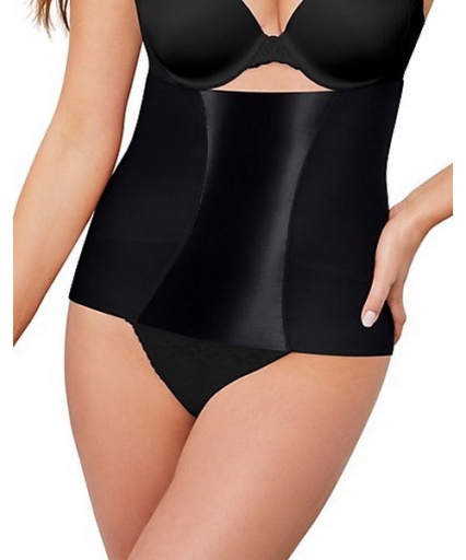 Maidenform, Intimates & Sleepwear, Maidenform Shapewear Instant Slimmer Waist  Nipper Cincher Black Large Corset Top