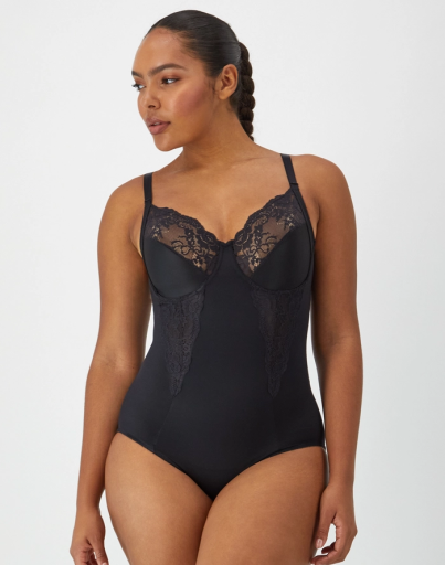 maidenform ultra-firm tummy control shapewear bodysuit with built-in underwire bra women maidenform