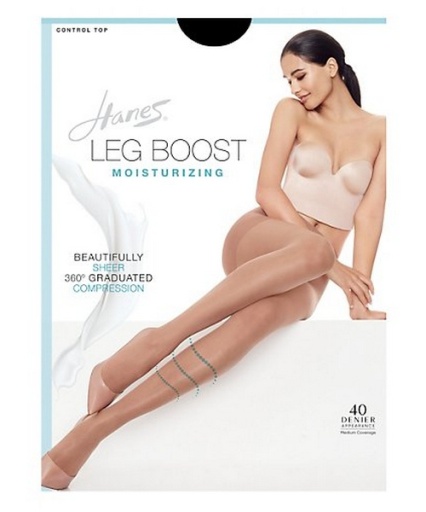 hanes silk reflections leg boost moisturizing hosiery women Hanes