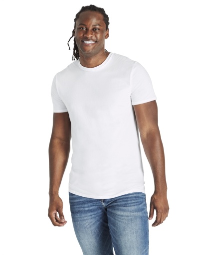 hanes ultimate big men's white t-shirt pack stretch cotton 3-pack (big & tall sizes) men Hanes