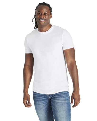 cff stretch white crew big men Hanes