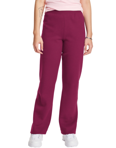 hanes w ess open leg sweat pant 4683