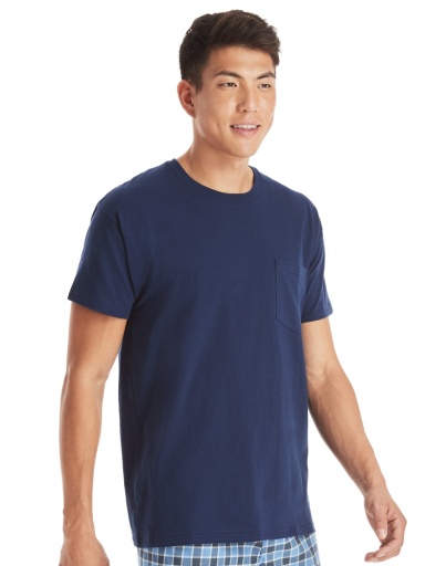 Hanes Men's Comfortsoft Dyed Crew Undershirt – Tag-Free, Pre-Shrunk Cotton, Relaxed Fit - View #4