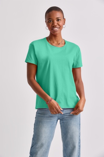 hanes essentials women’s cotton t-shirt oversized fit women Hanes