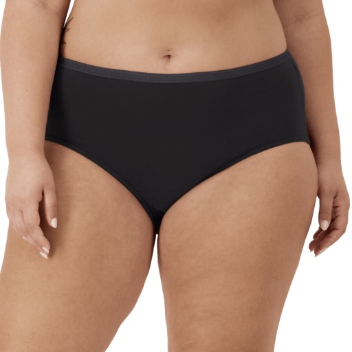 hanes just my size women's cotton brief underwear assorted 10-pack (plus size) women Hanes