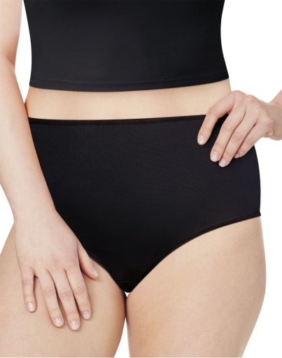 just my size women's microfiber stretch brief underwear, 6-pack women Hanes